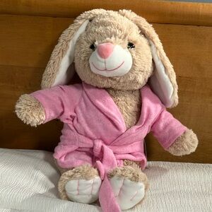 TEDDY MOUNTAIN 16 INCH BUNNY WITH ROBE